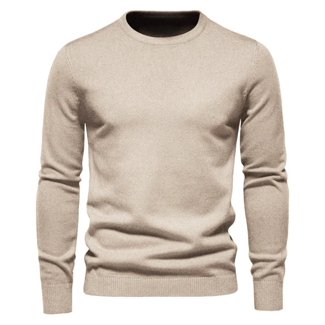 Logan | Men's Traditional Fit Crew Neck Sweater - Nocini