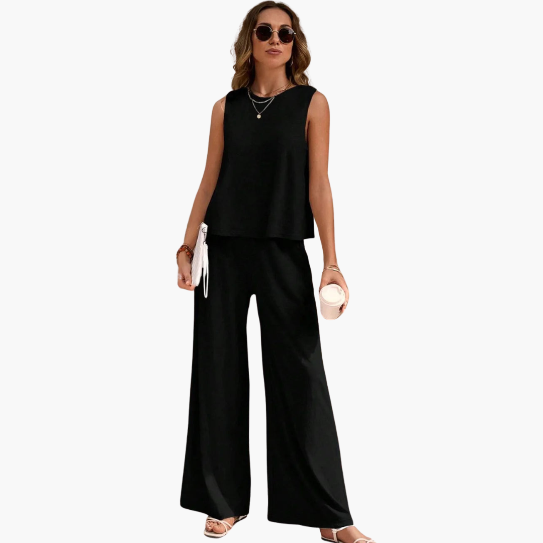 Relaxed Fit 2 Piece Outfit for Women - Casual Summer Wear