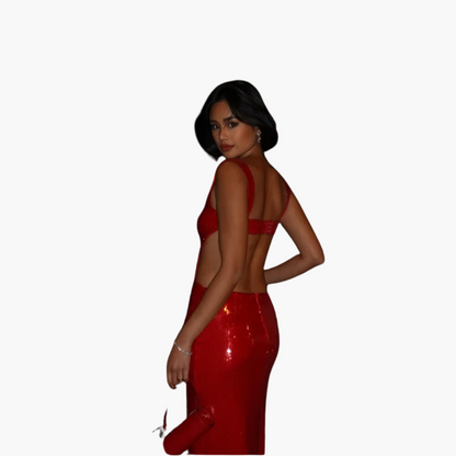 Sexy Ladies Glitter Party Dress
