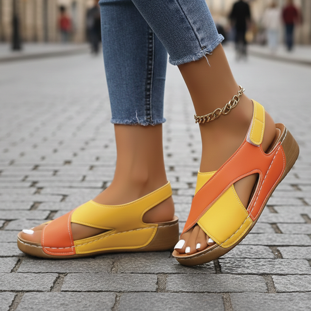 Strappy Back Sling Sandals