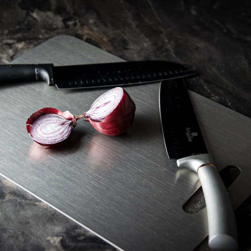 Heavy Duty Metal Chopping Board for Easy Cleaning