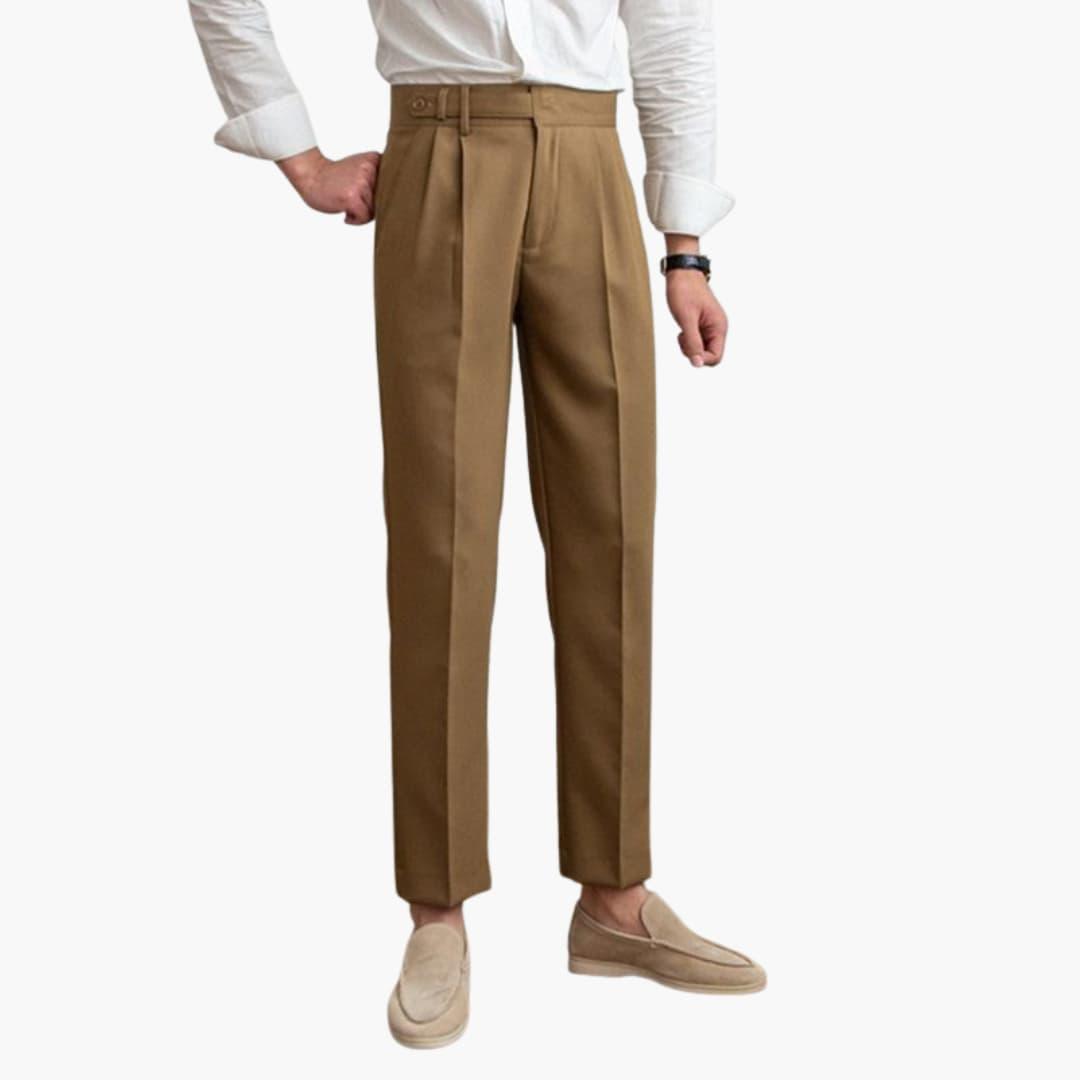 Classic Fit Pleated Dress Pants