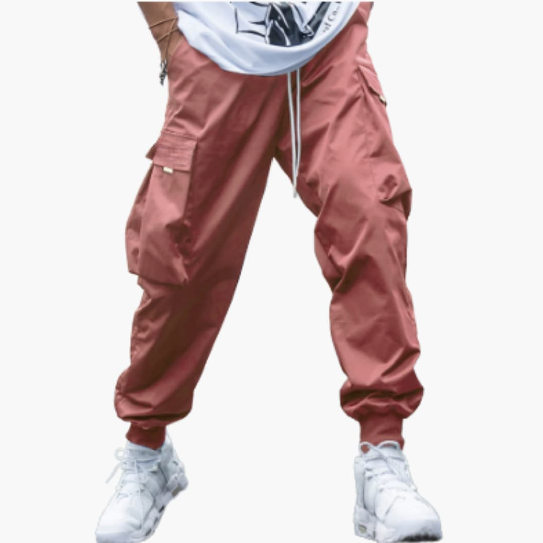 Men's Comfortable Jogger Pants with Elastic Waistband