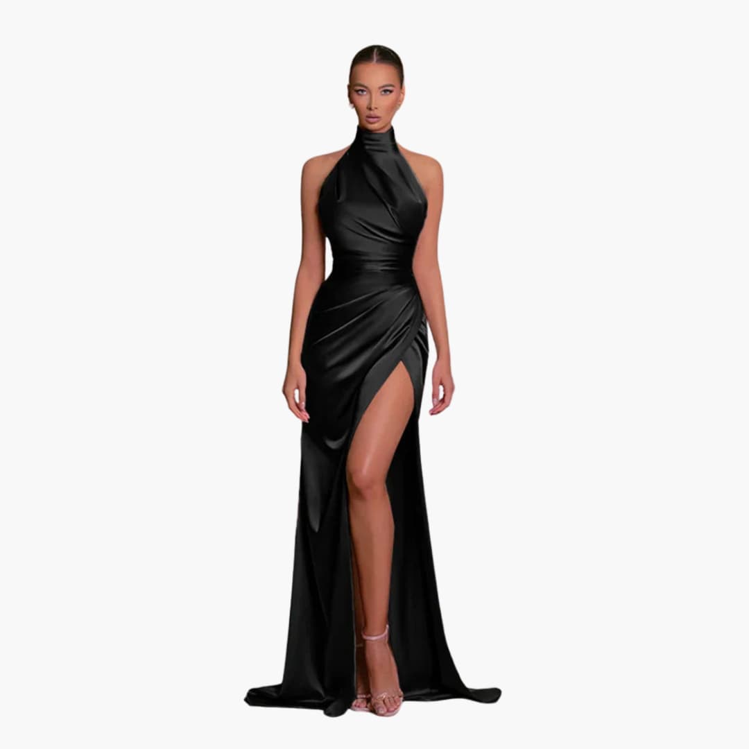 Luxurious Satin Formal Gown for Women
