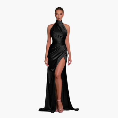 Luxurious Satin Formal Gown for Women