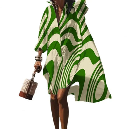 Loose Fit Floral Maxi Dress for Women