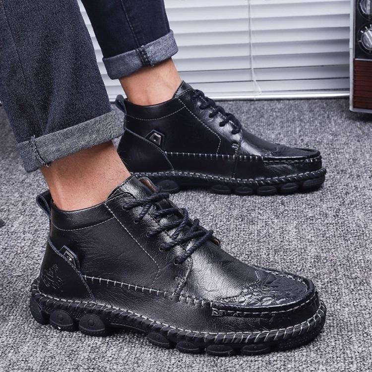 Men's Ankle Boots Comfortable Lace Up Shoes