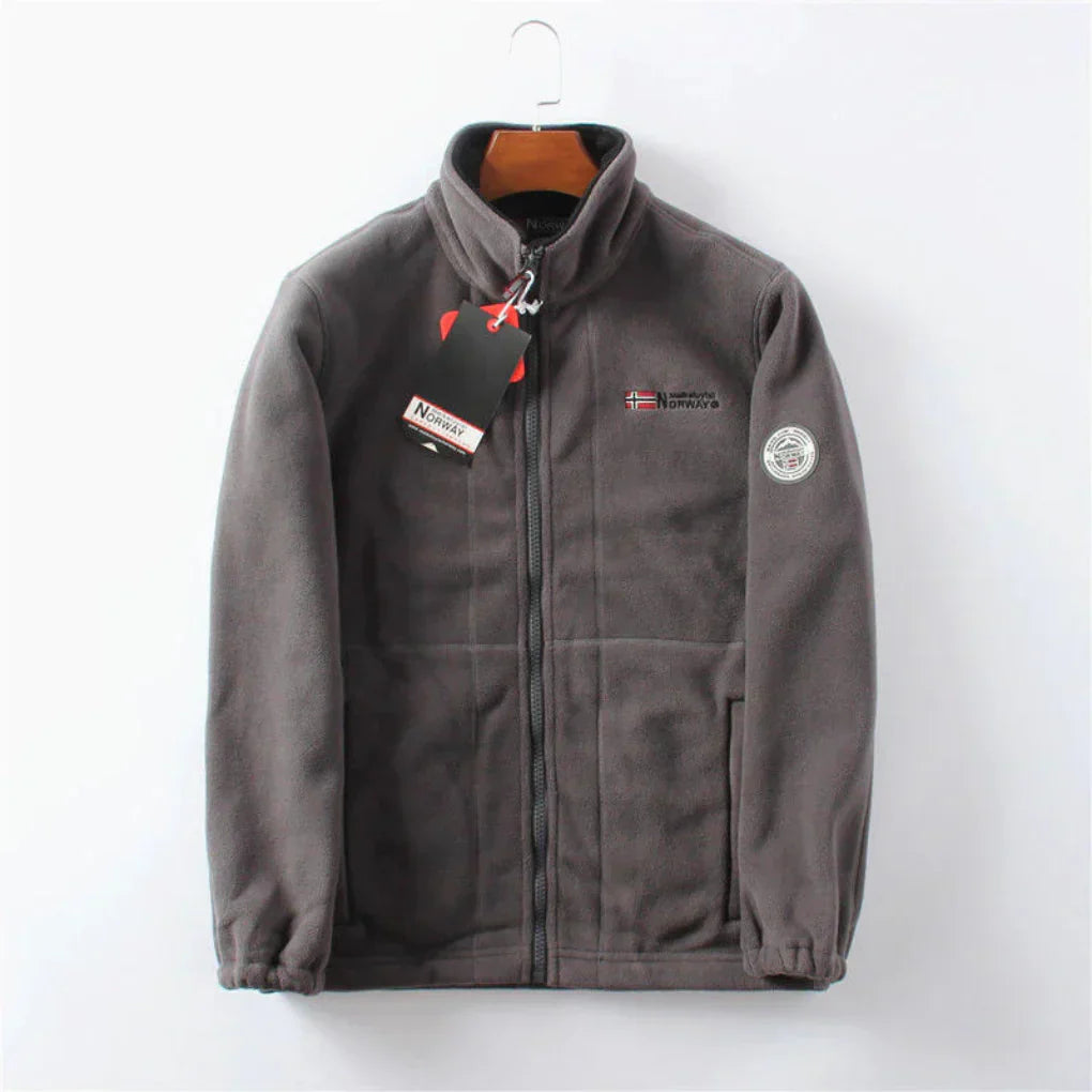 Waterproof Mens Fleece Coat Warm Outdoor Jacket