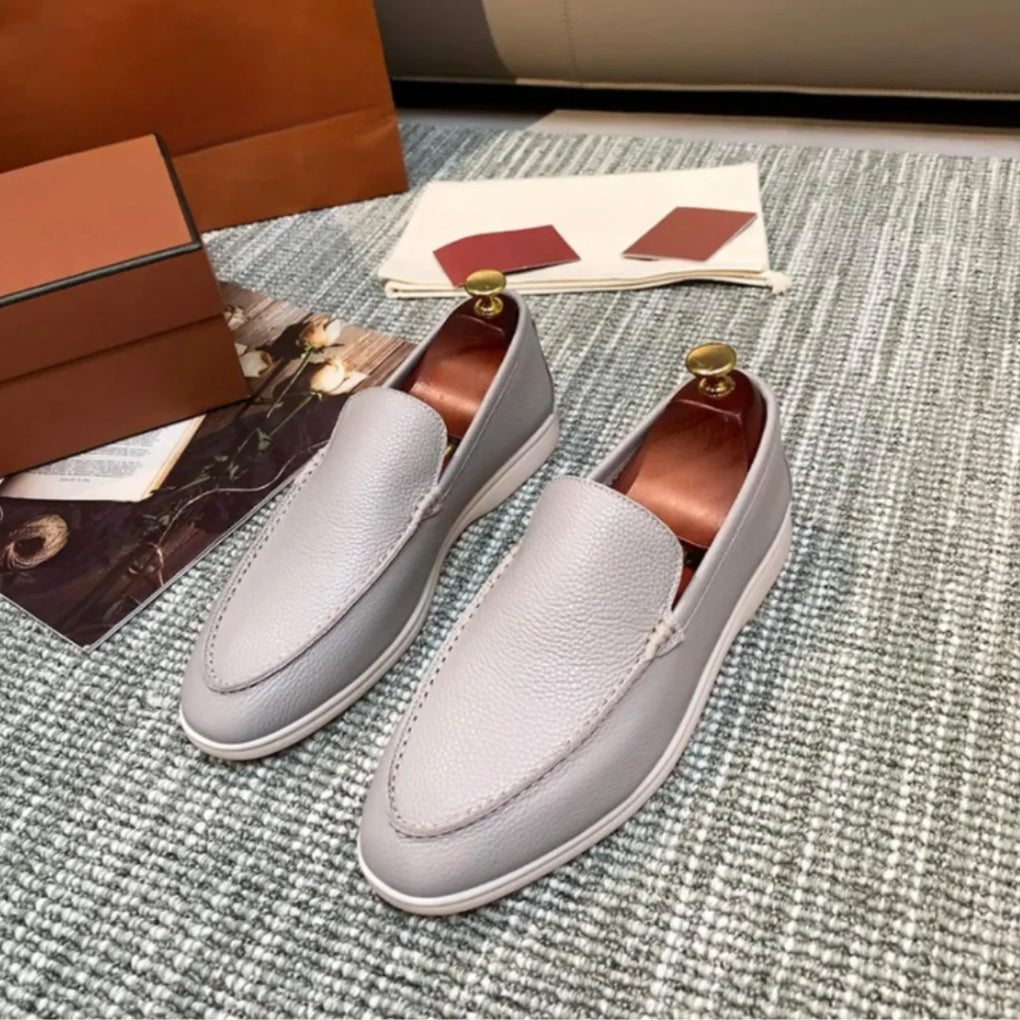 Classic Slip On Leather Loafers