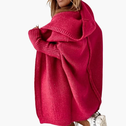 Cozy Women's Open Front Hooded Sweater