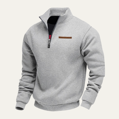 Men's Thermal Half Zip Fleece Pullover Sweater