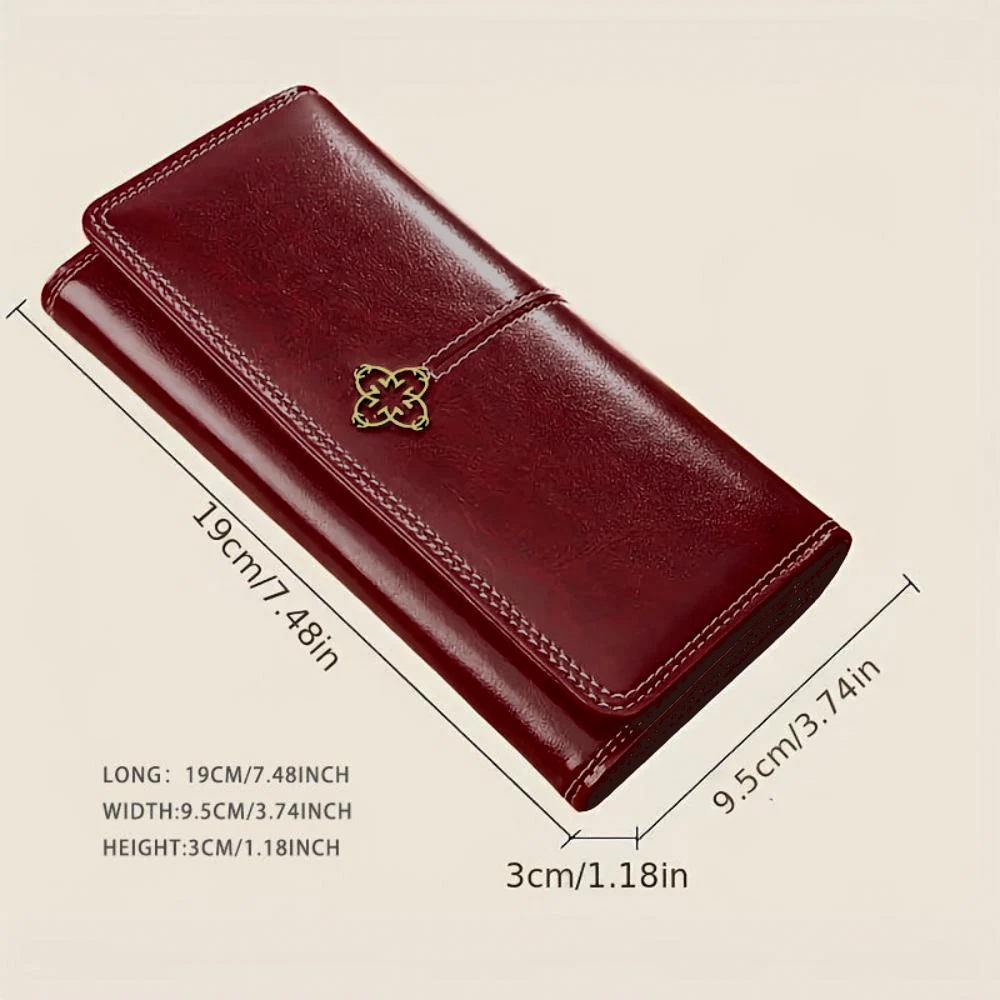 Classic Genuine Leather Fold Wallet