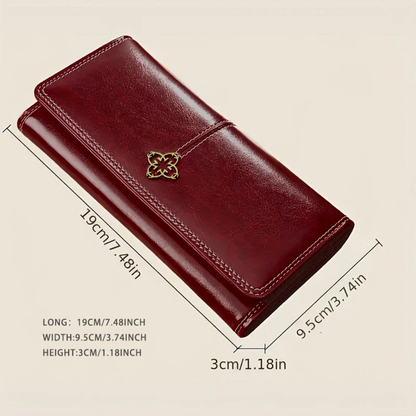 Classic Genuine Leather Fold Wallet