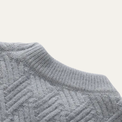 Cozy Men's Crew Neck Warm Knit Sweater
