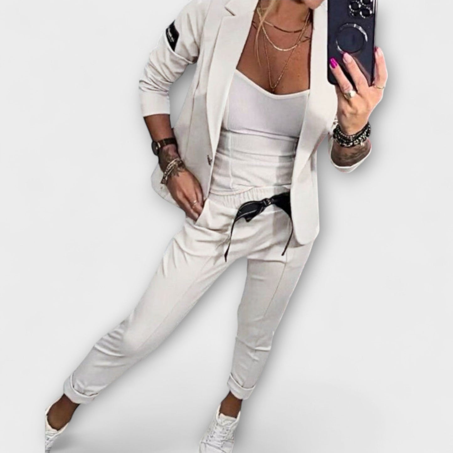 Stylish 3 Piece Women's Suit Set