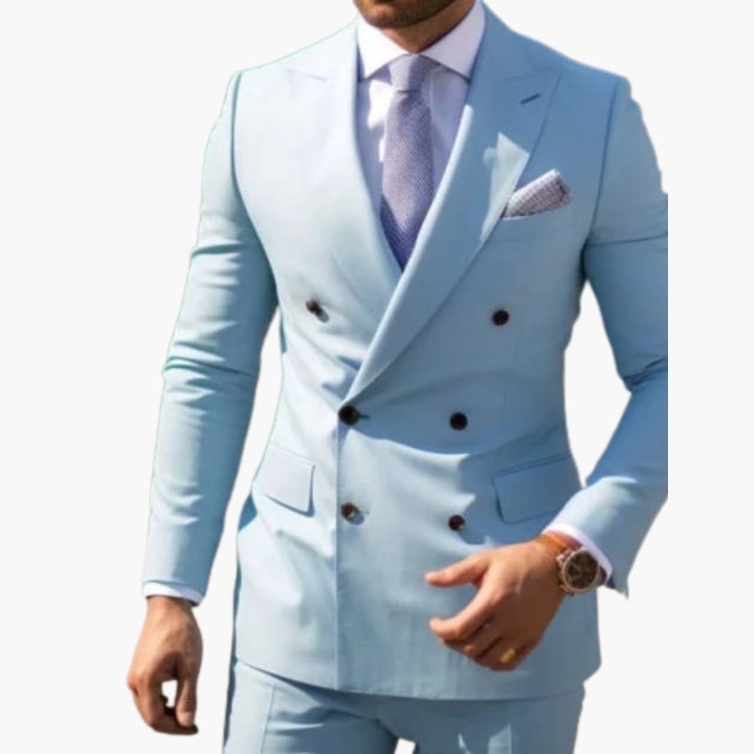 Classic Fit Mens 2 Piece Business Suit