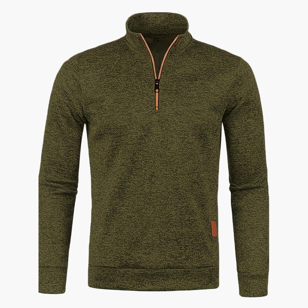 Men's Long Sleeve Half Zip Sweatshirt