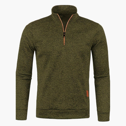 Men's Long Sleeve Half Zip Sweatshirt