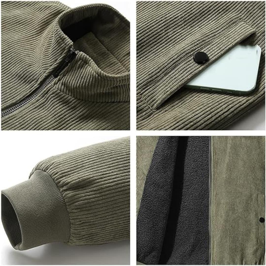Warm Thick Zip Up Mens Coat