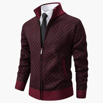 Slim Fit Mens Blazer with Lapel and Button Front