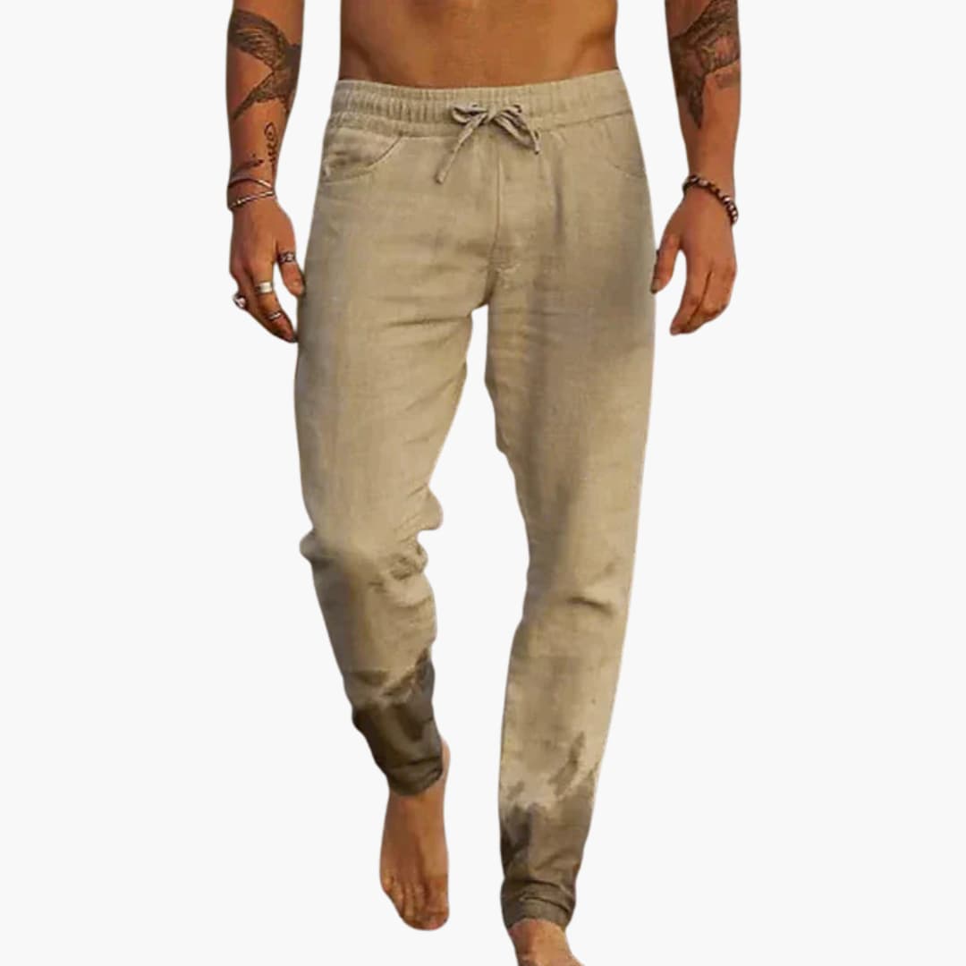 Men's Lightweight Casual Drawstring Pants - Olytrend