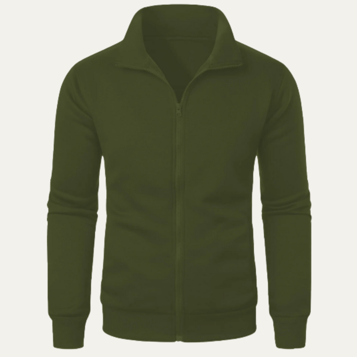 Slim Fit Men's Water Resistant Zip Up Jacket