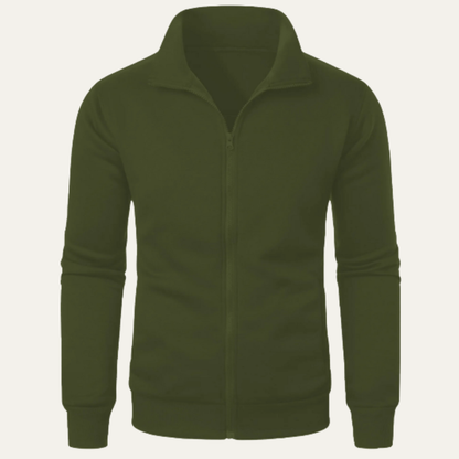 Slim Fit Men's Water Resistant Zip Up Jacket