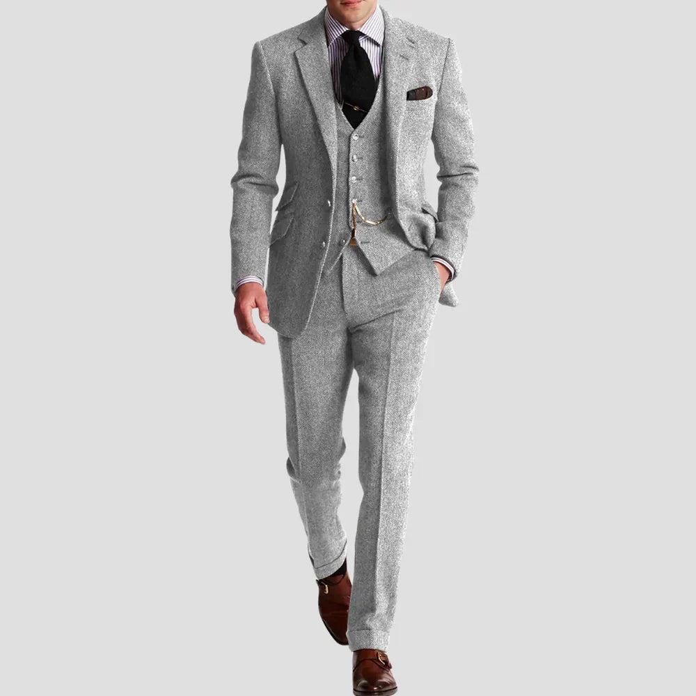 Classic Mens 3 Piece Formal Suit