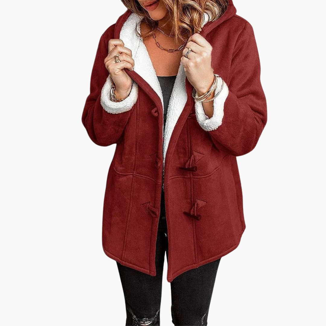 Ladies Waterproof Hooded Parka Jacket