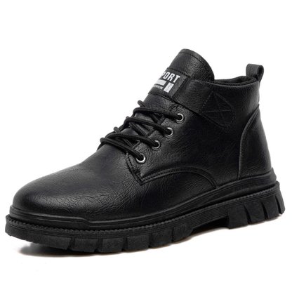 Tough Leather Hiking Ankle Boots for Men
