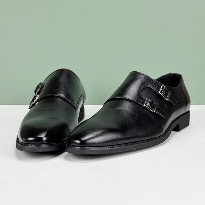Classic Men's Genuine Leather Belt Strap Shoes
