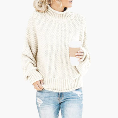 Cozy Crew Neck Women's Knit Sweater