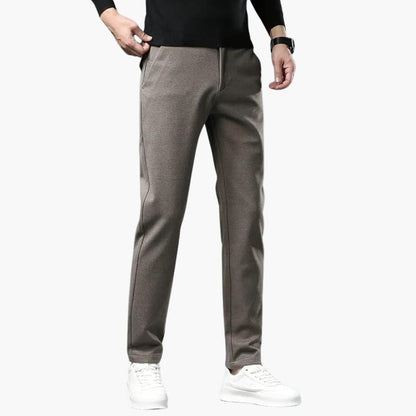 Smart Formal Mens Pants - Classic Fit Dress Trousers