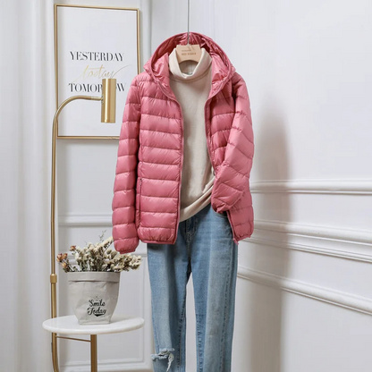 Warm Women's Padded Parka Coat