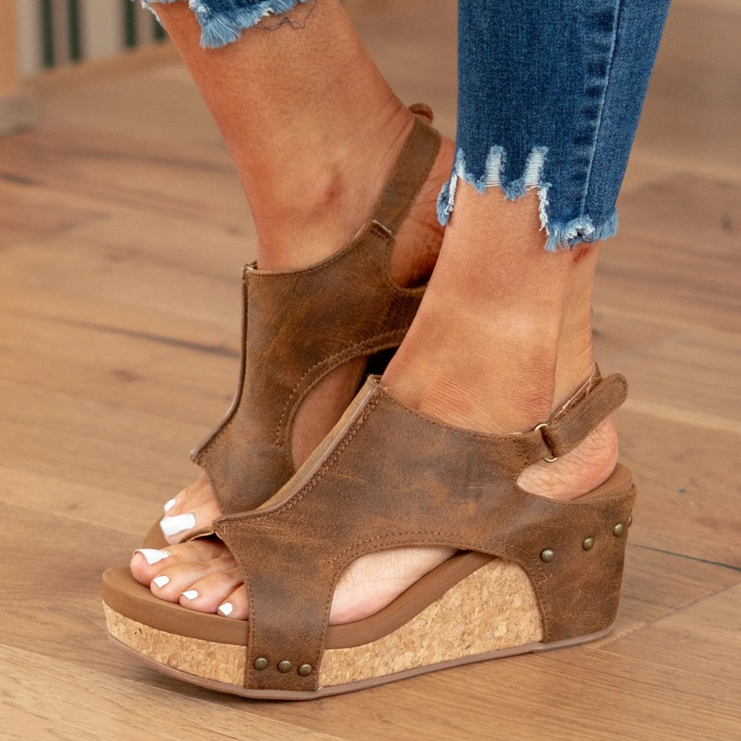 Luxury Suede High Heel Sandals