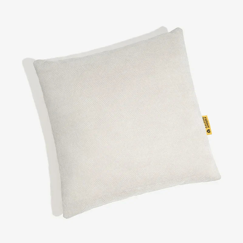Contemporary Chenille Couch Cover With Herringbone Pattern