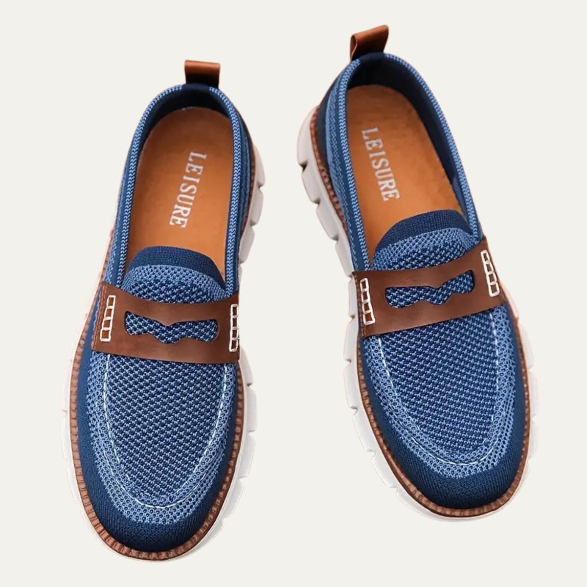 Comfortable Arch Support Slip On Loafers - Nocini