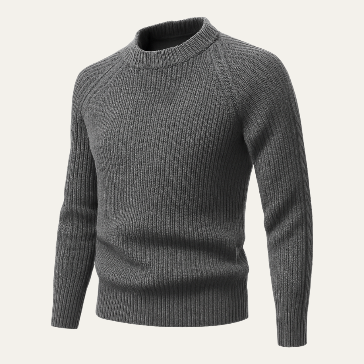 Luxury Cashmere Men's Crew Neck Sweater