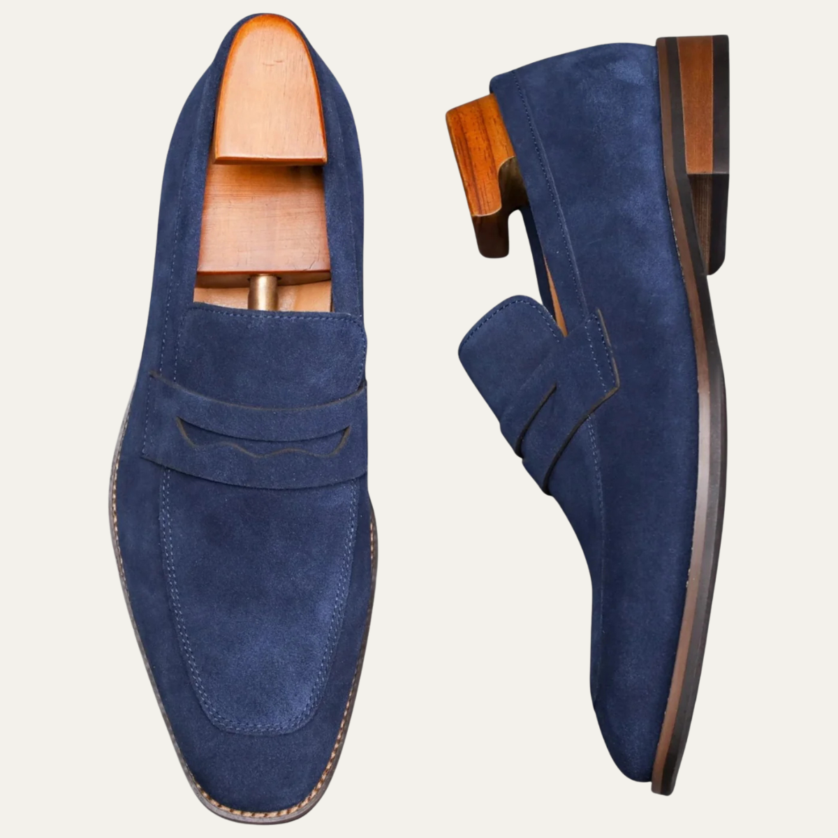 Luxury Men's Suede Slip On Loafers Shoes