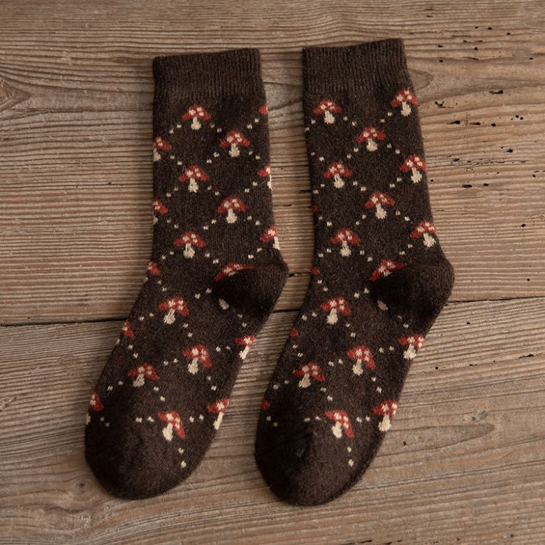 Colorful Floral Pattern Socks