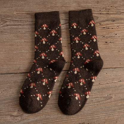 Colorful Floral Pattern Socks