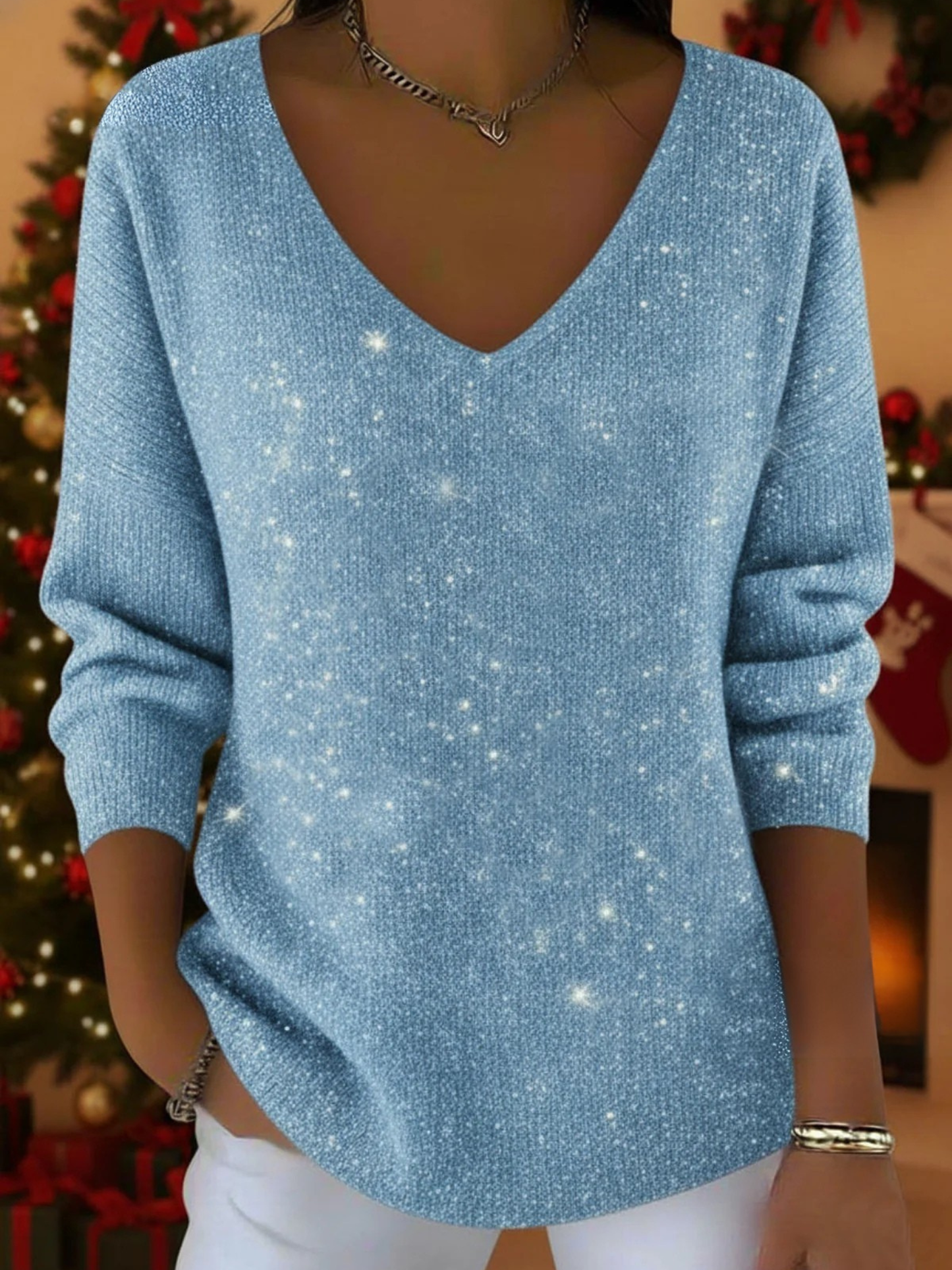 Holiday Crew Neck Sweater