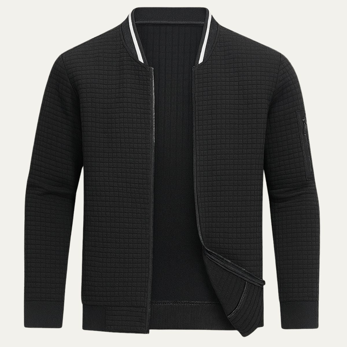 Classic Padded Zipper Jacket - Nocini