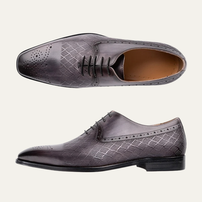 Classic Leather Oxfords For Men - Lace Up Dress Shoes