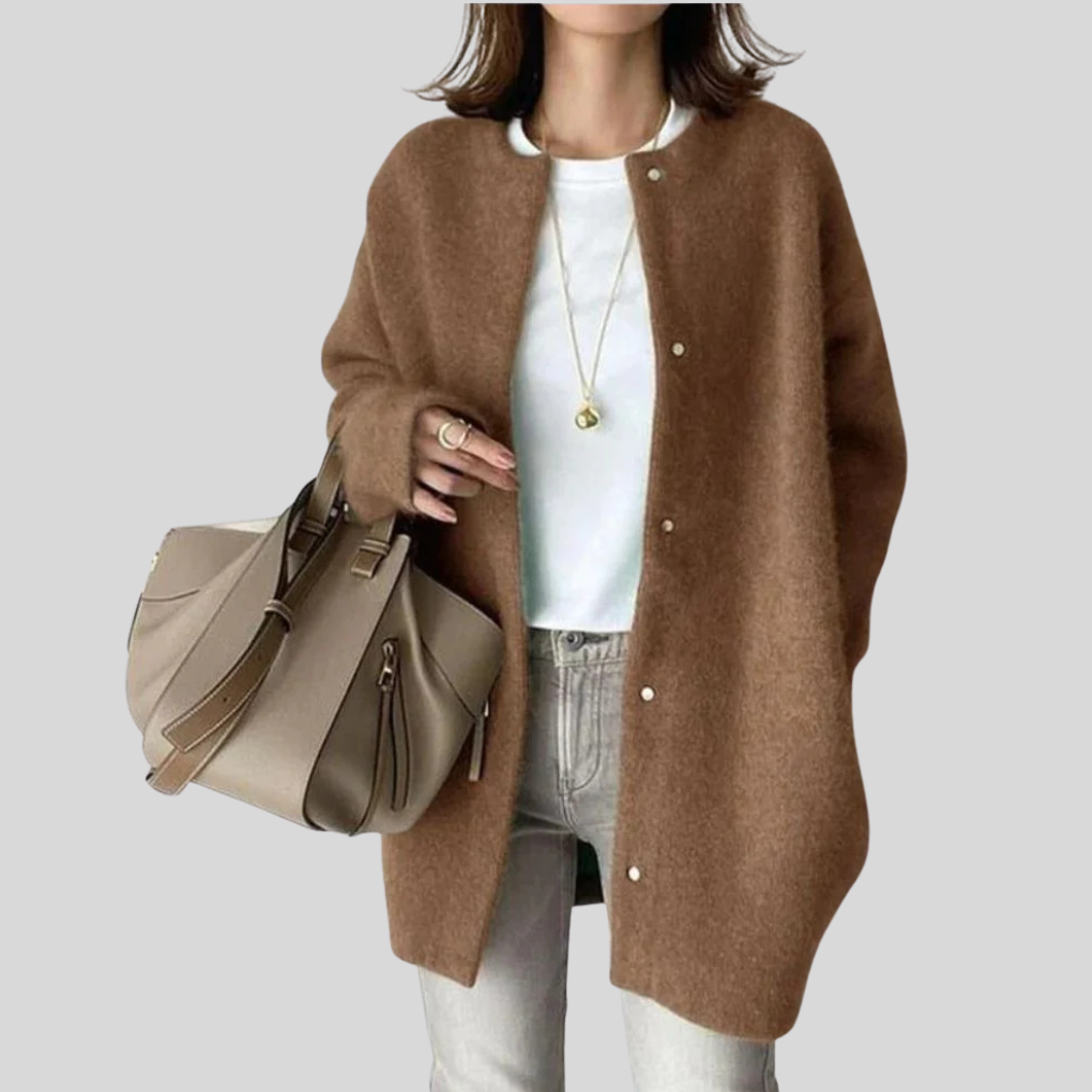 Soft Knitted Open Front Cardigan
