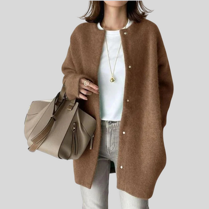 Soft Knitted Open Front Cardigan
