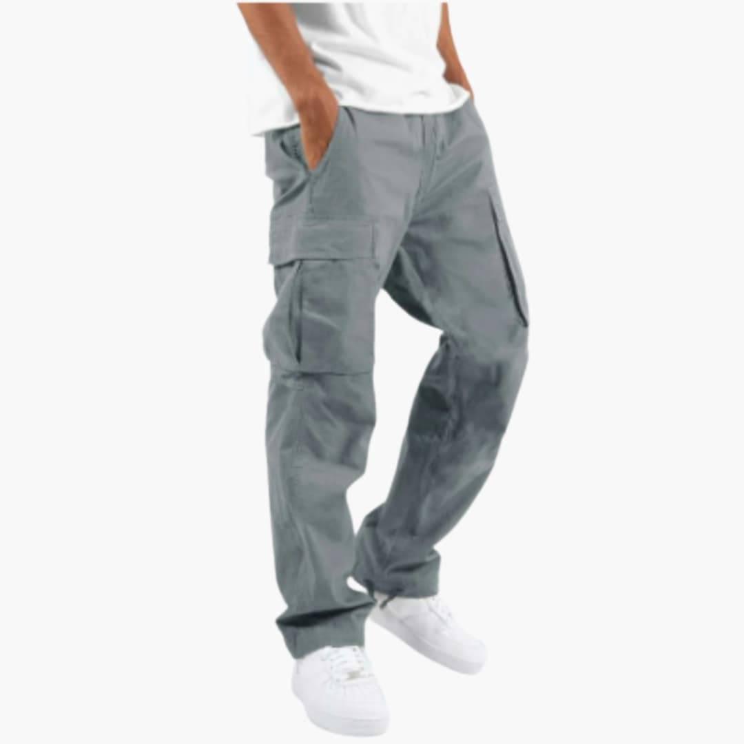 Relaxed Fit Cargo Pants with Big Pockets