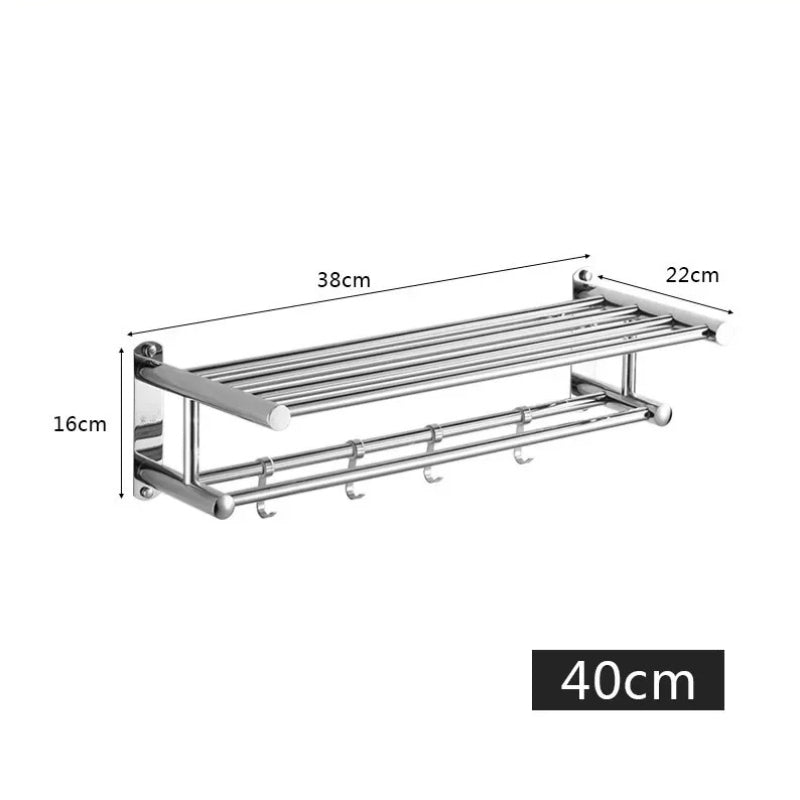 Modern Space Saving Towel Holder