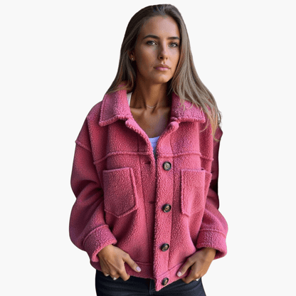 Soft Women's Button Fleece Coat