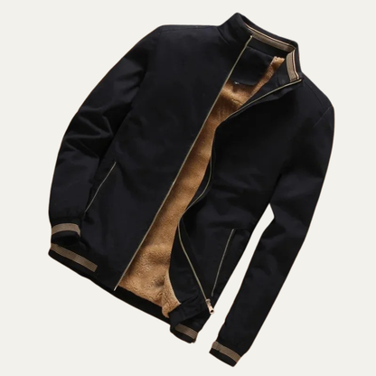 Cozy Men's Fleece Bomber Winter Jacket